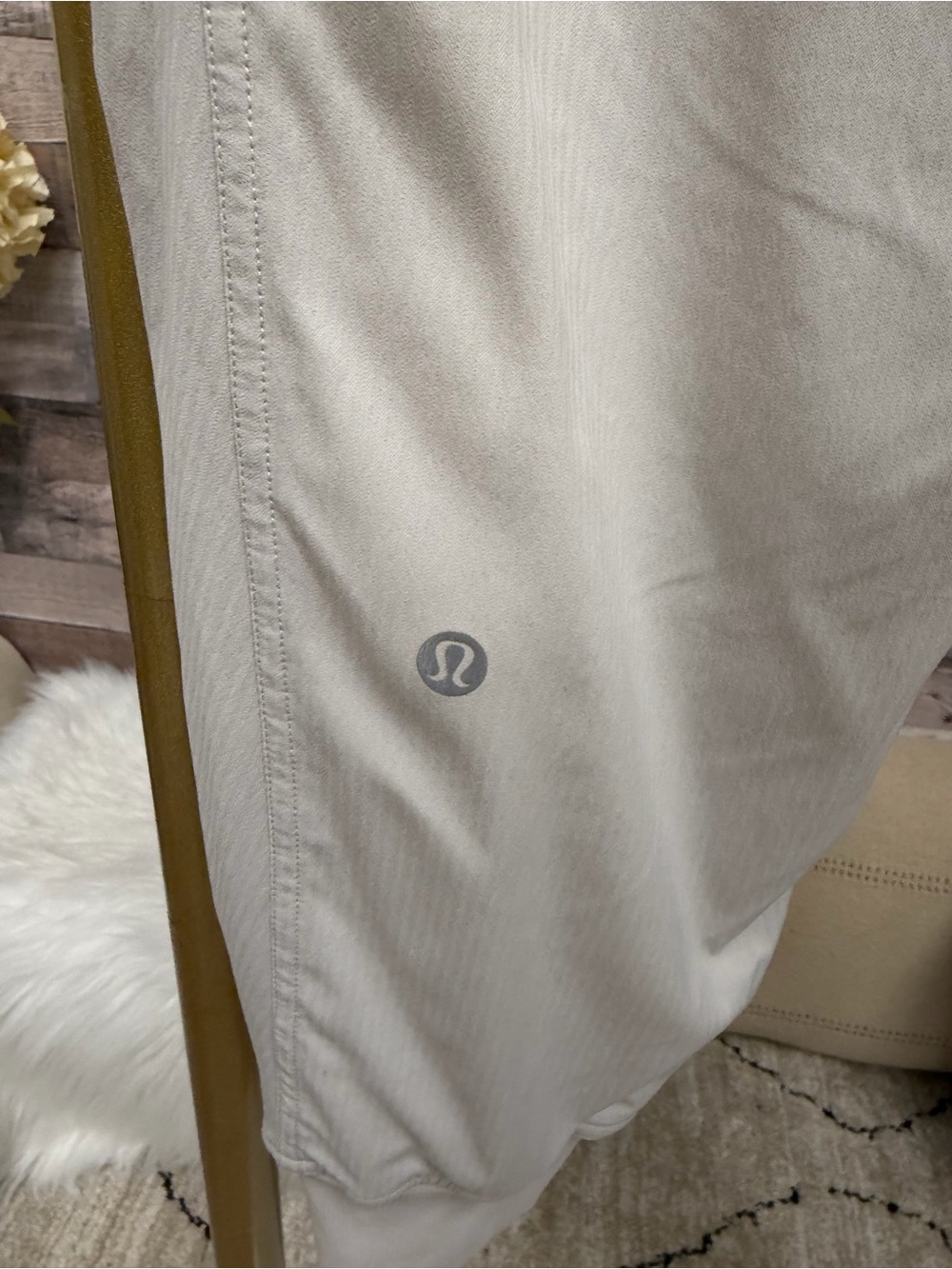 Lululemon White Athletic Joggers - Picture 3 of 3